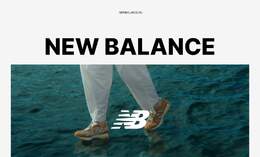 Редизайн сайта для известного бренда спортивной одежды и обуви - New Balance