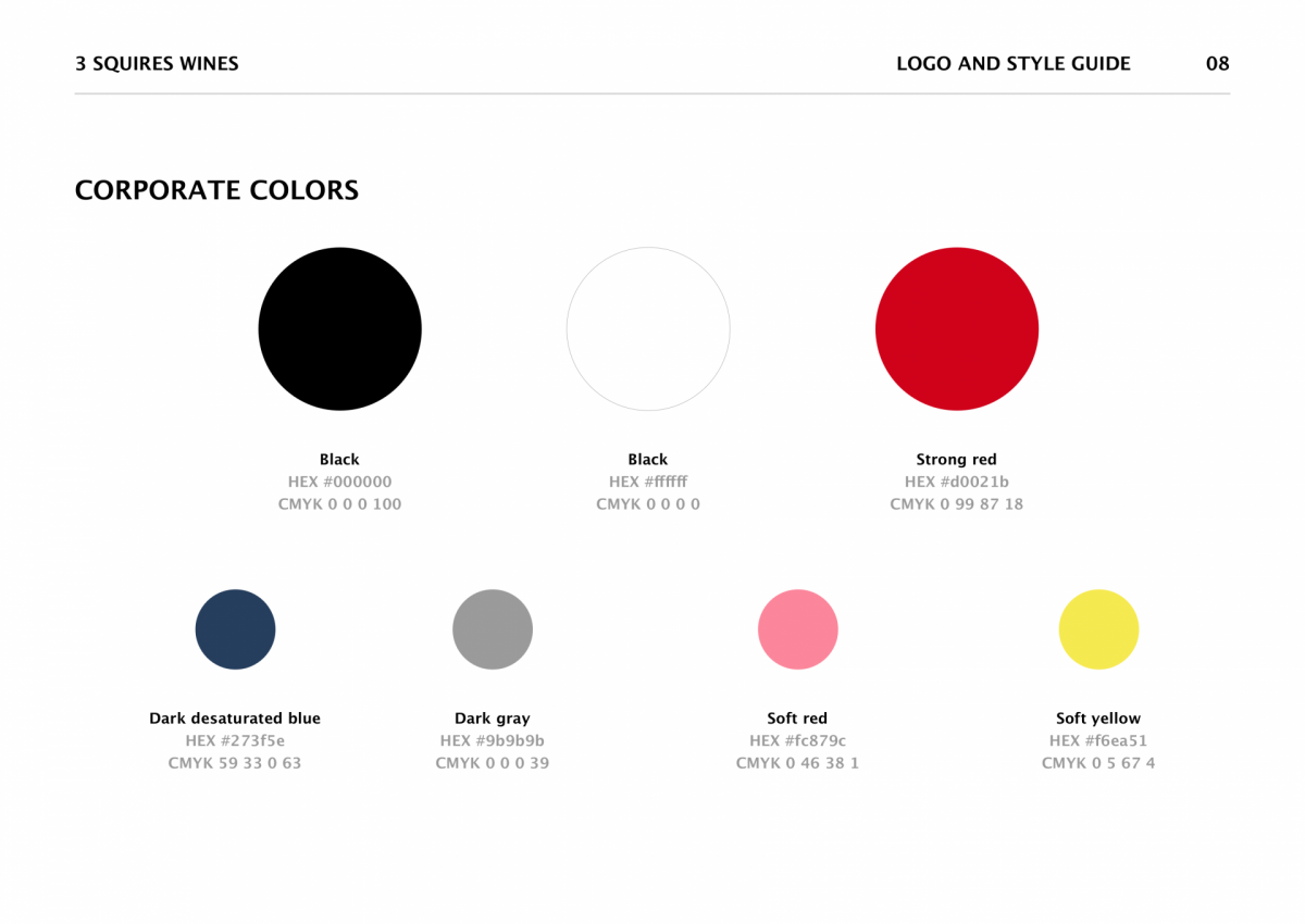Брендбук 3SquiresWines