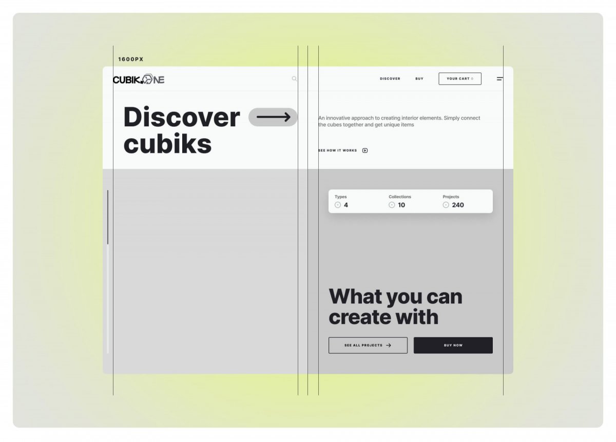 CUBIK.ONE — оформление заказа