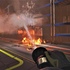Фрагмент VR-тренажера по отработке навыка тушения пожара