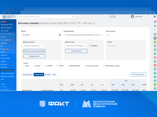 Единая экосистема продаж. Внедрение CRM-системы на 200 пользователей в ПАО «ММК»