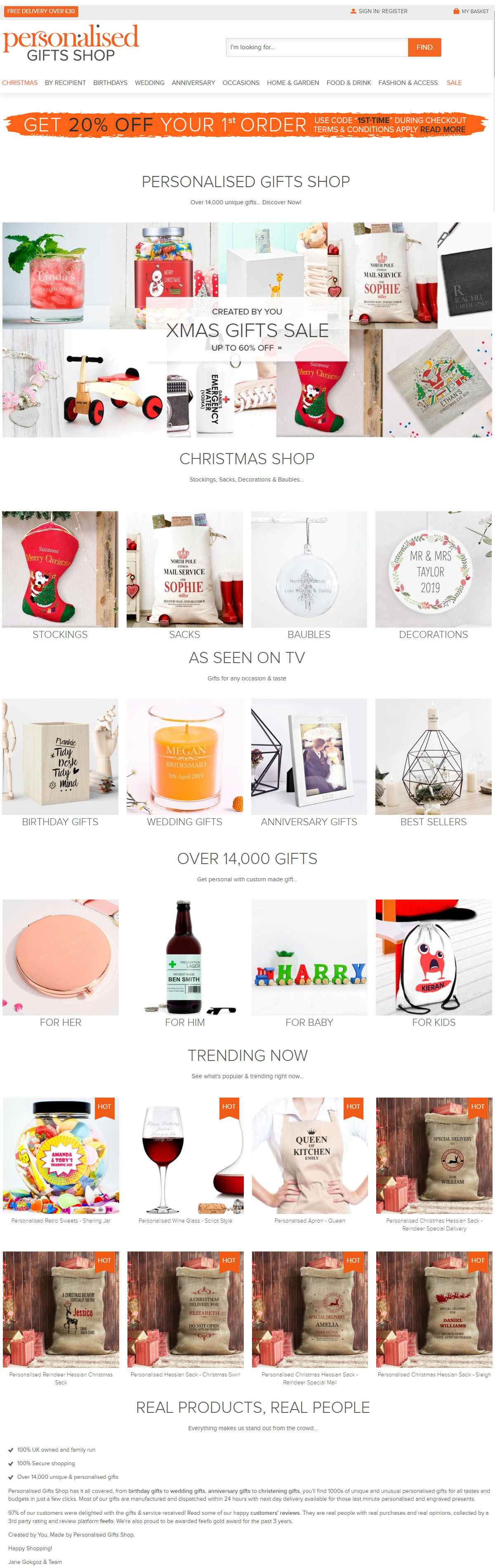 Personalised Gifts Shop