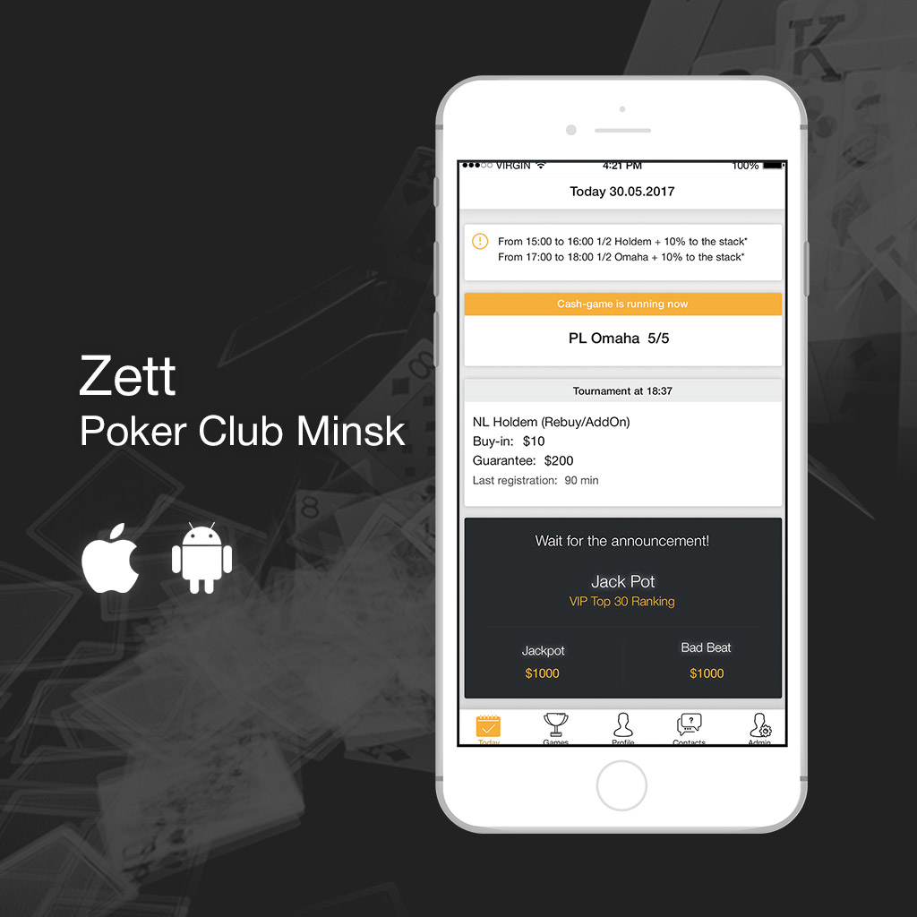 Zett — Poker Club Minsk