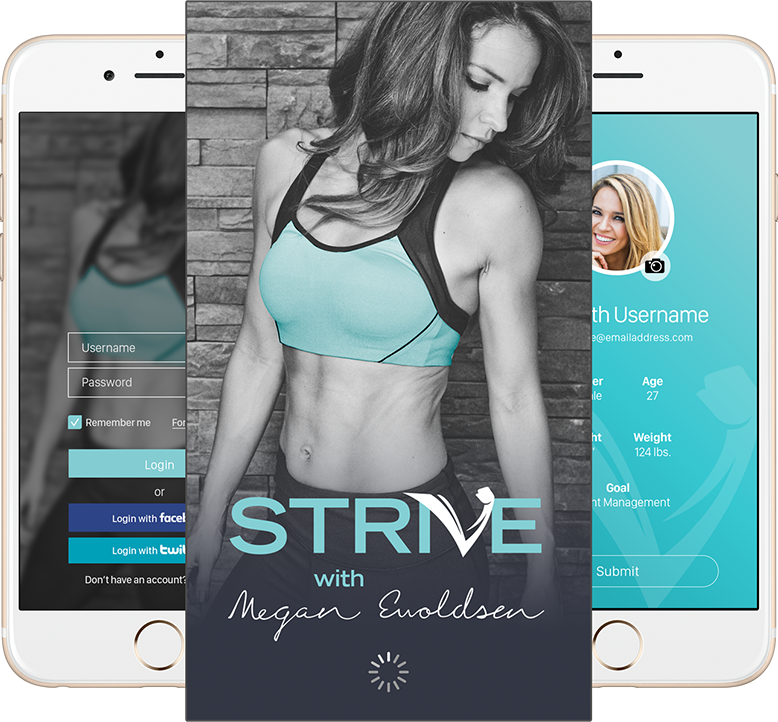 STRIVE with Megan Mobile App