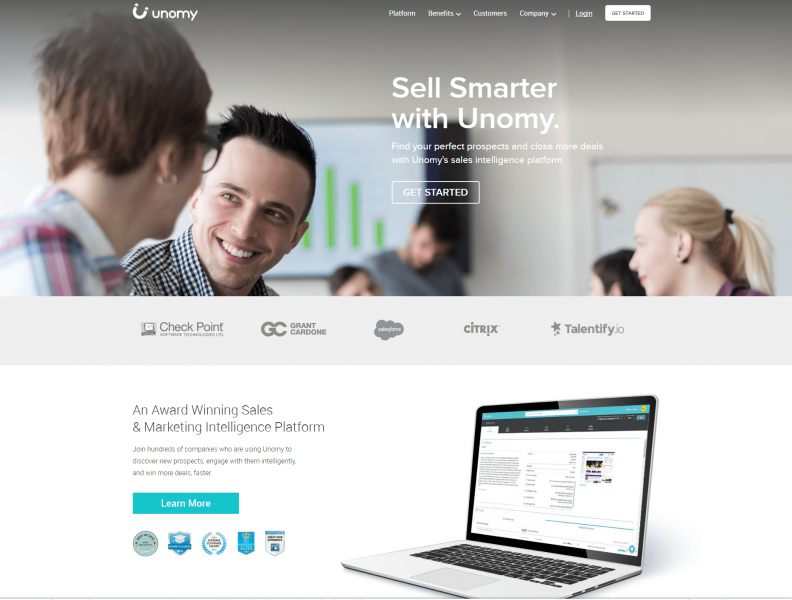 Unomy Sales and Marketing Intelligence Platform