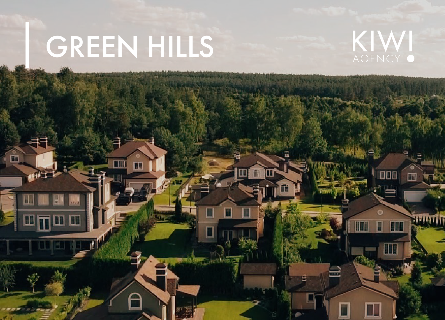 Кейс коттеджный городок Green Hills - Дизайн / Креатив от компании  SMM-агентство Kiwi Agency | WADLINE