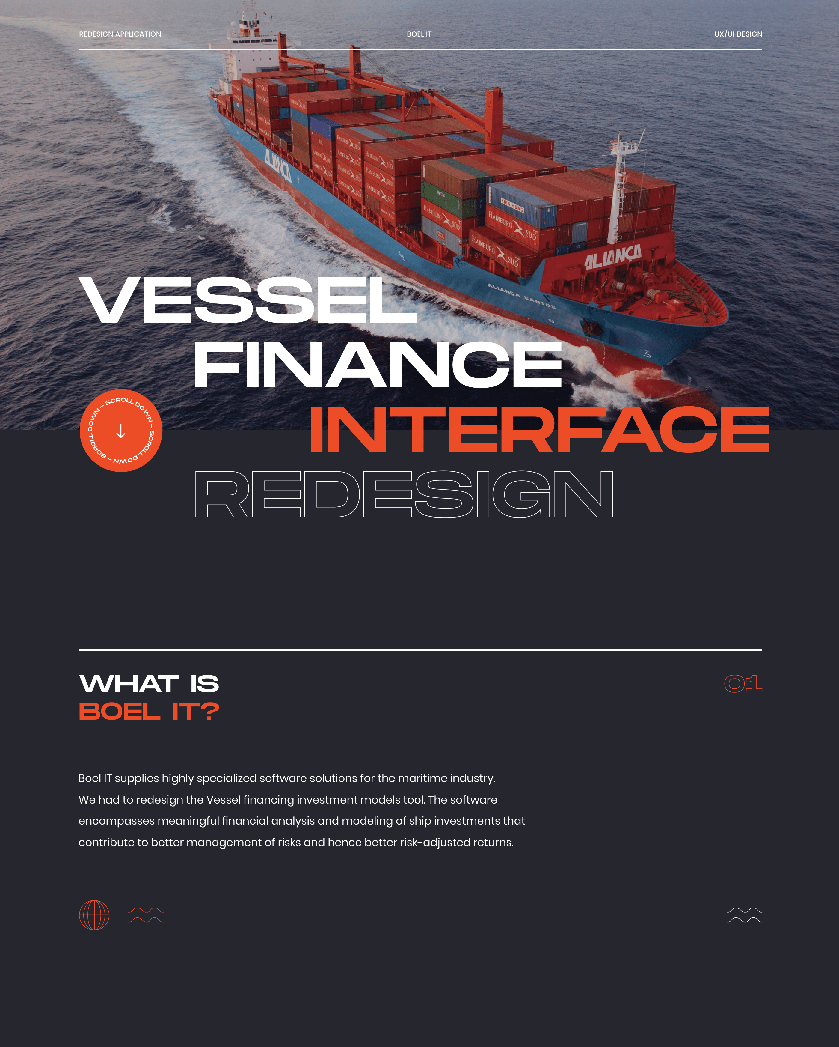 Vessel Finance Interface Redesign