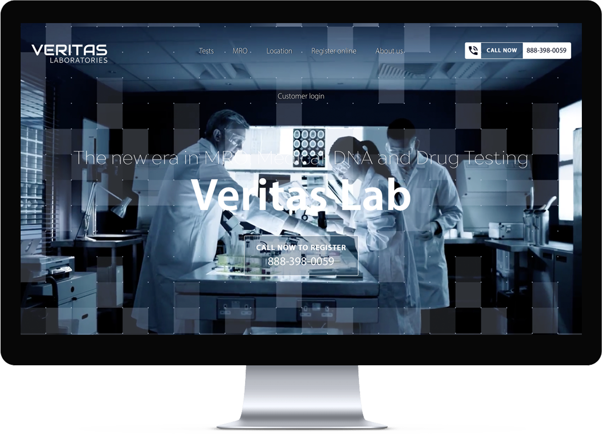 VERITAS LAB CORPORATE WEBSITE + CRM