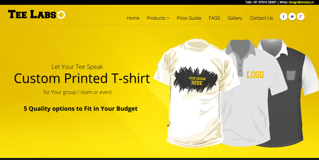Teelabs -  Online Custom T-shirt Designer 