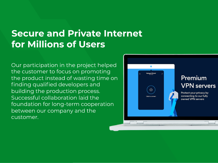 Secure and Private Internet for Millions of Users