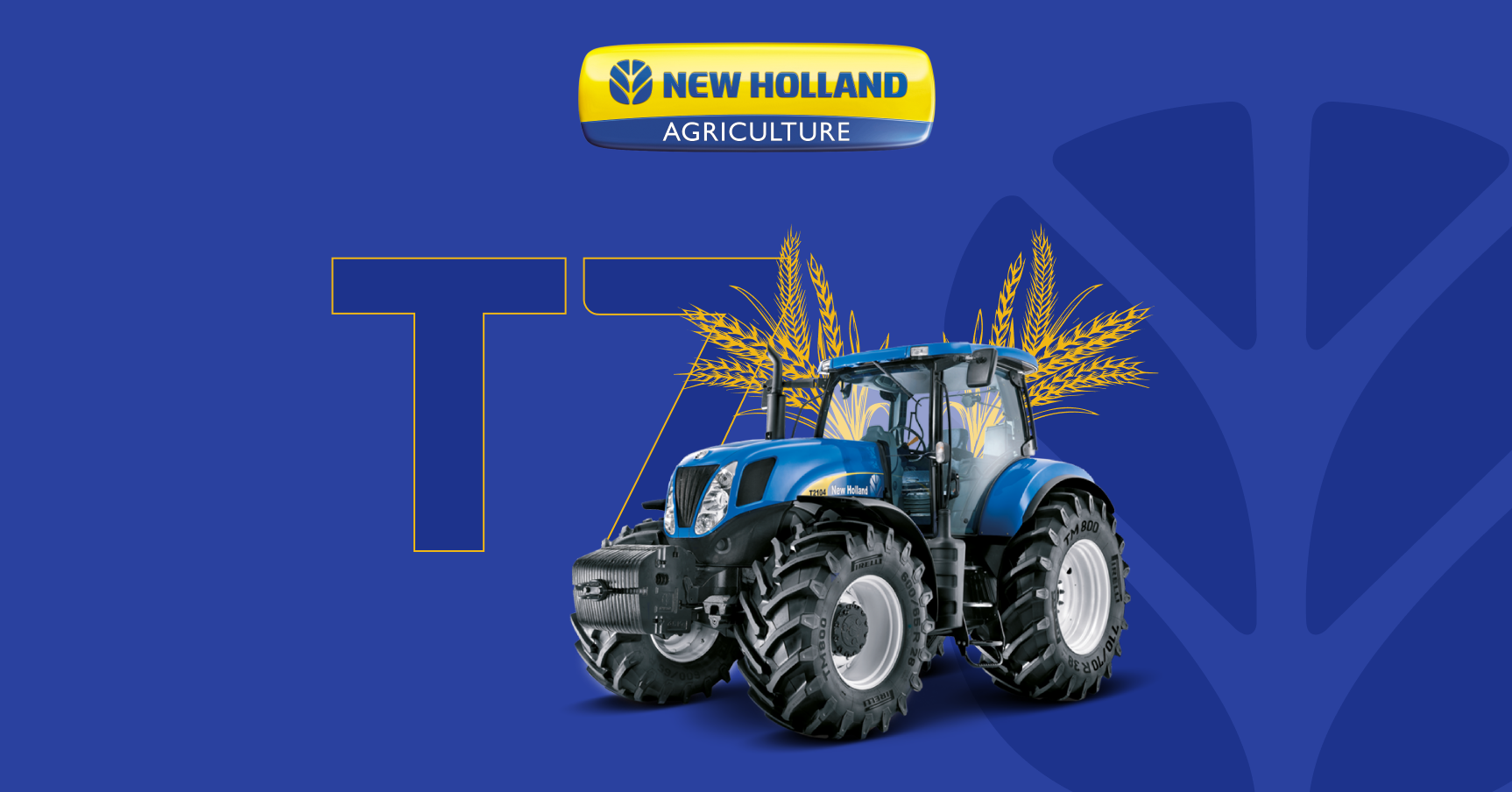 Промо-сайт для техники «New Holland»