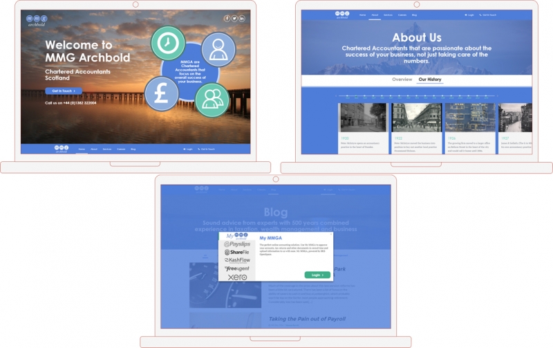 Web Design, Dev & Digital Marketing - MMG Archbold Chartered Accountants