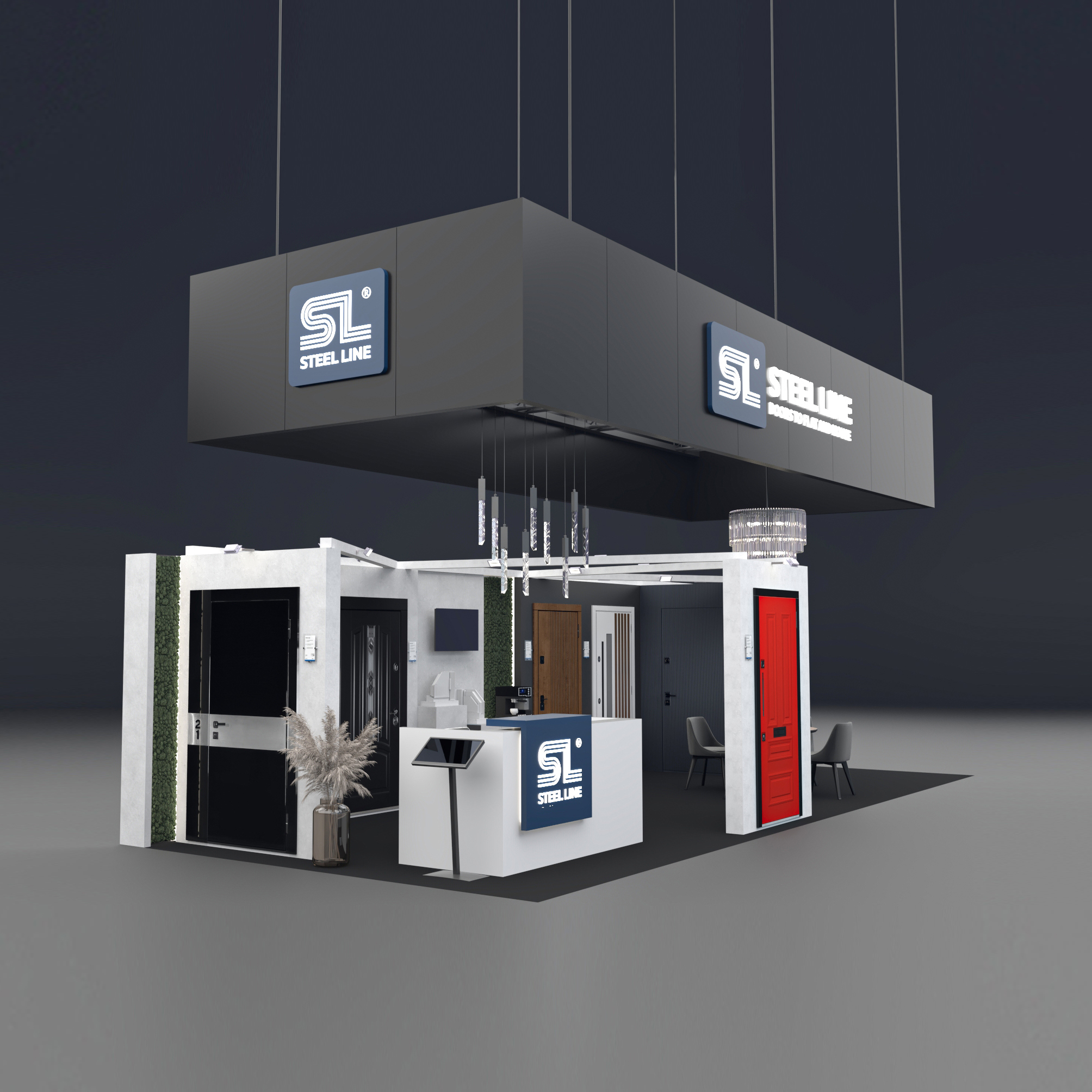 Development of an exhibition stand