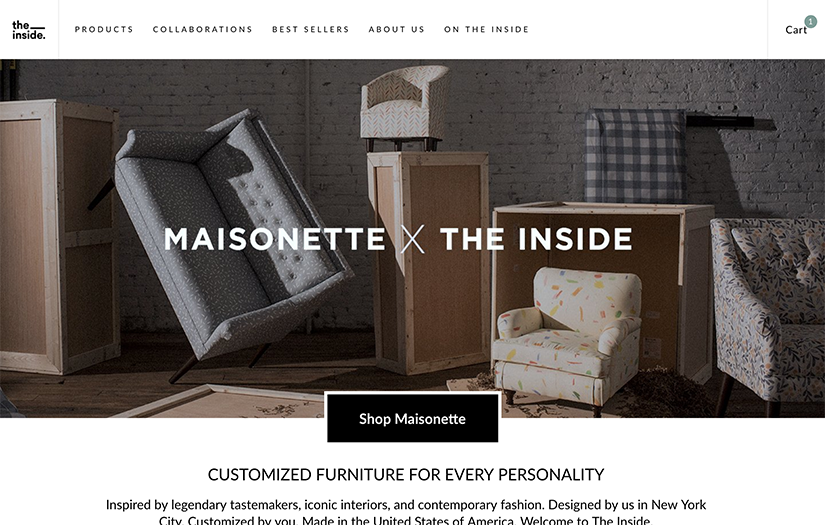 The Inside: Custom Furniture eCommerce Startup