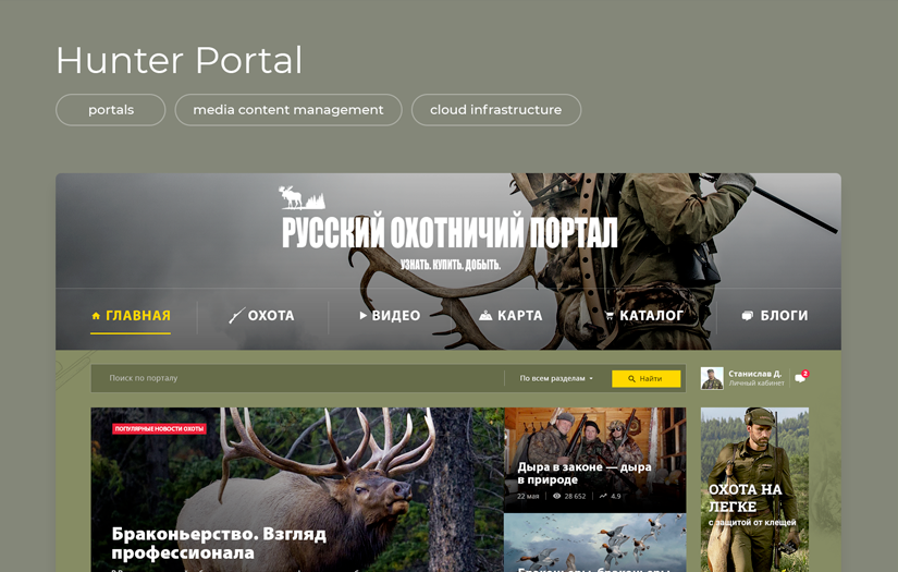 Перевести на русский hunting. Русский охотничий портал.