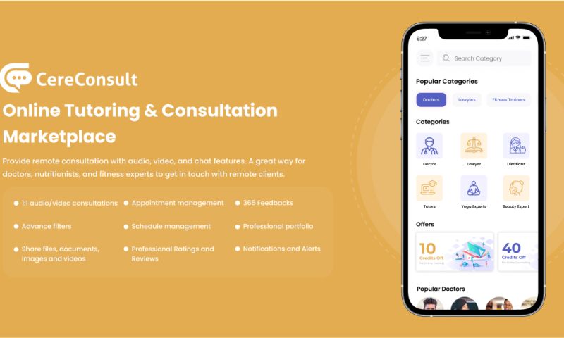 CereConsult - Online Consultation App 