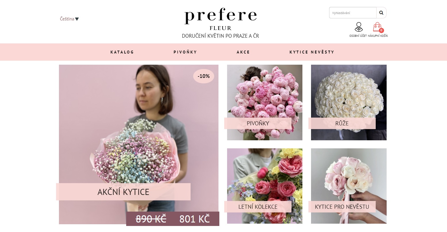 Интернет-магазин PREFERE FLEUR