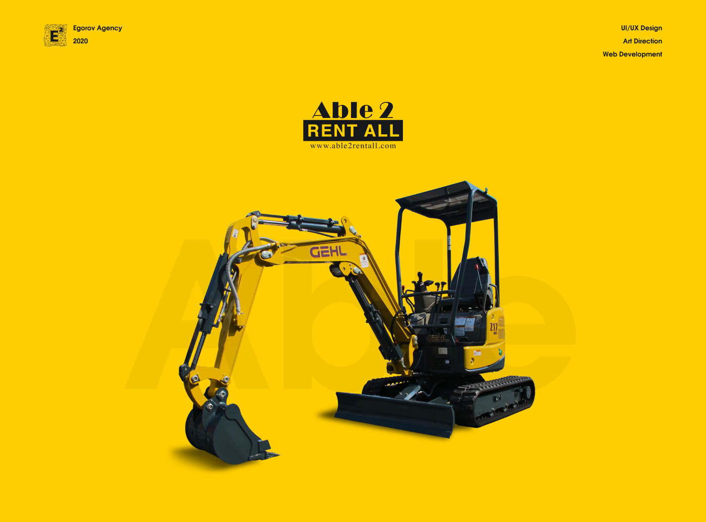 Able 2 Rent All | Corporate | Design