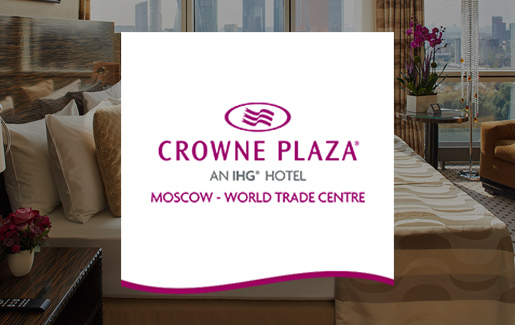 Разработка сайта для бизнес-отеля Crowne Plaza Moscow