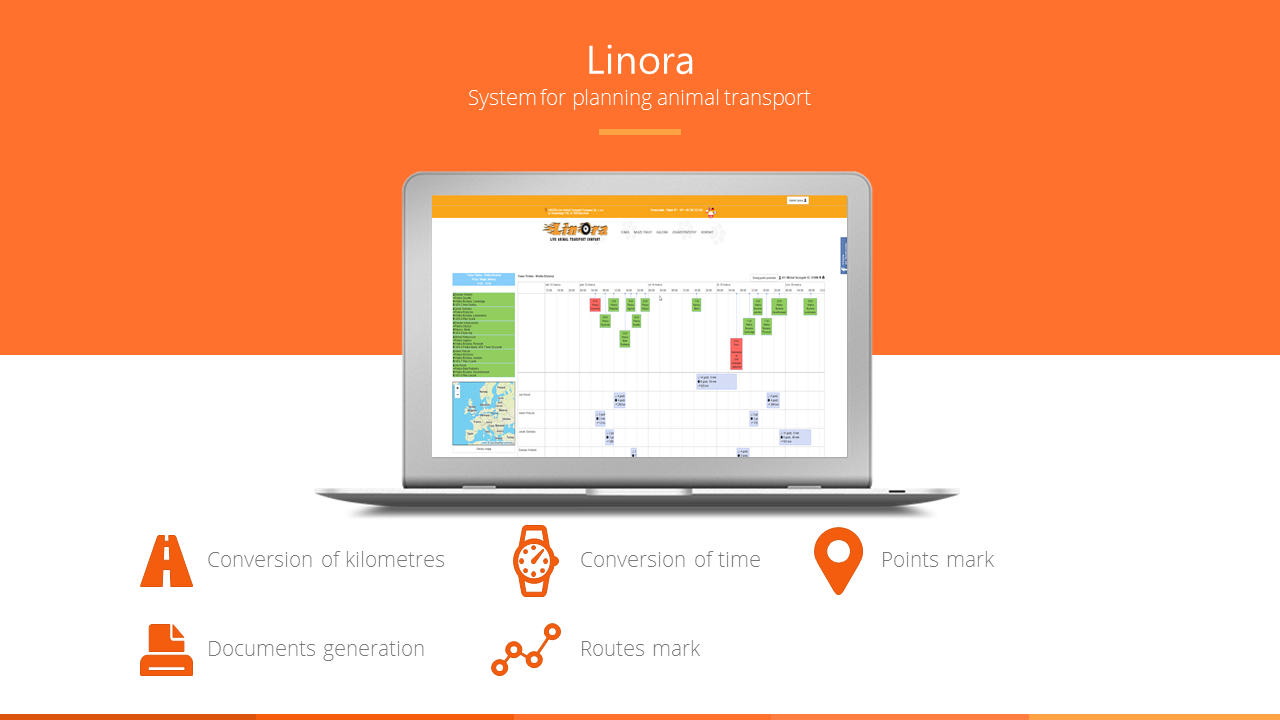 Linora- system for planning animal transport