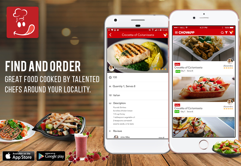 Food Ordering Application for Chefs and Foodies