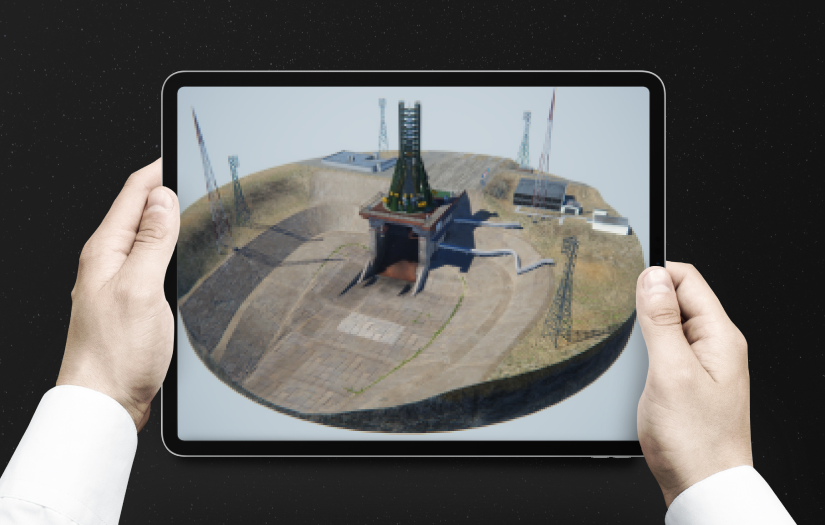 AR application. Space tourism