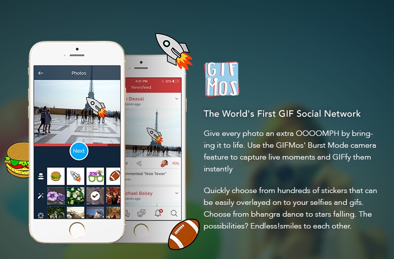 GIFMos - iOS Social App