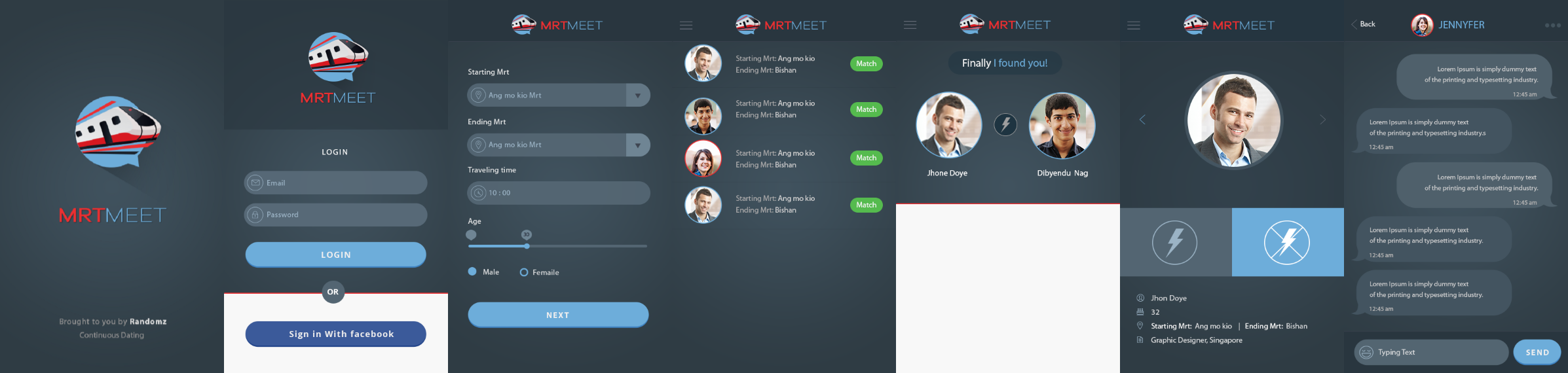 MRTMEET - Social Networking App