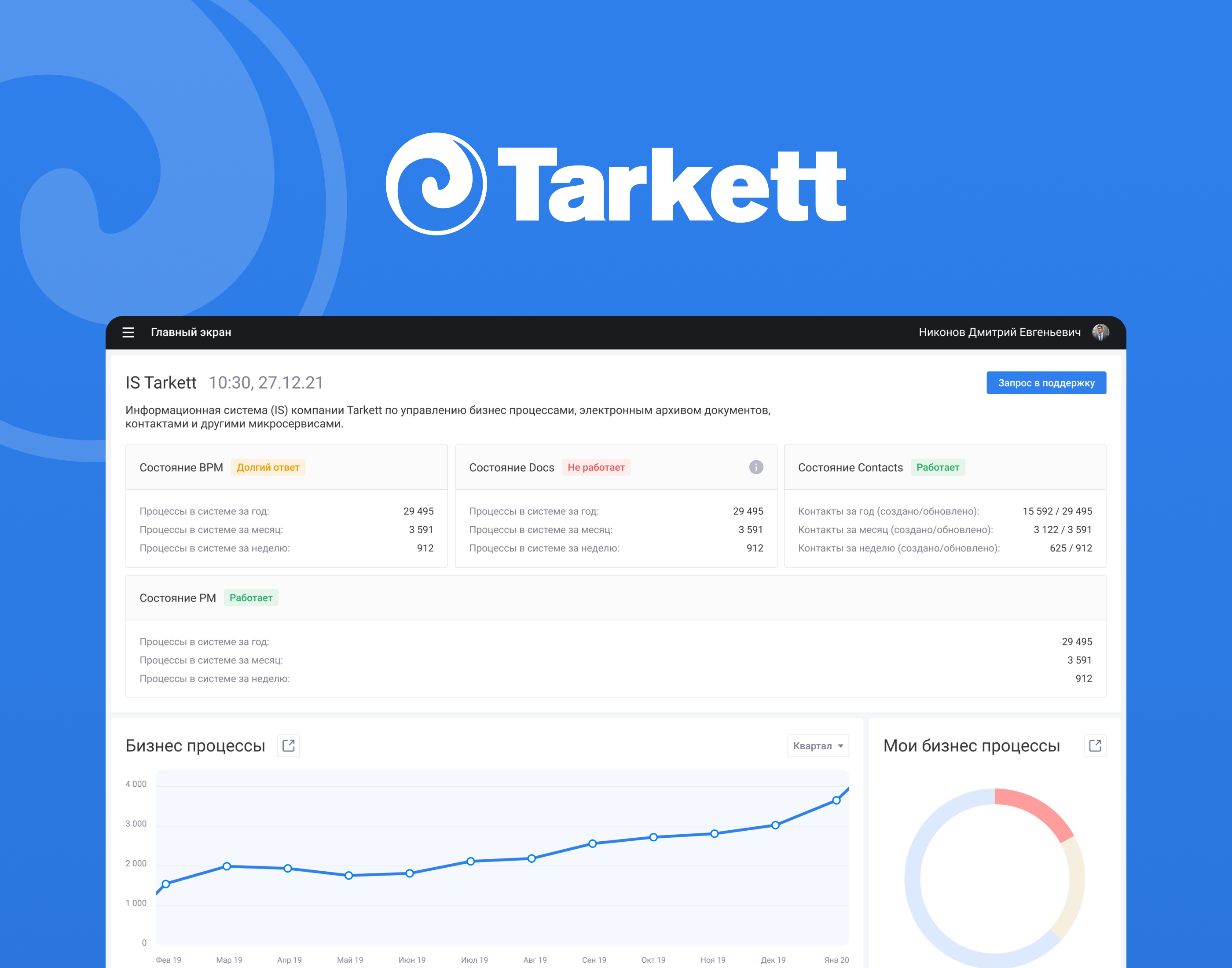 Tarkett IS System - внутренняя система управления рабочими процессами производителя напольных покрытий