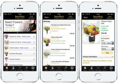 Interflora Mobile Commerce & Native App